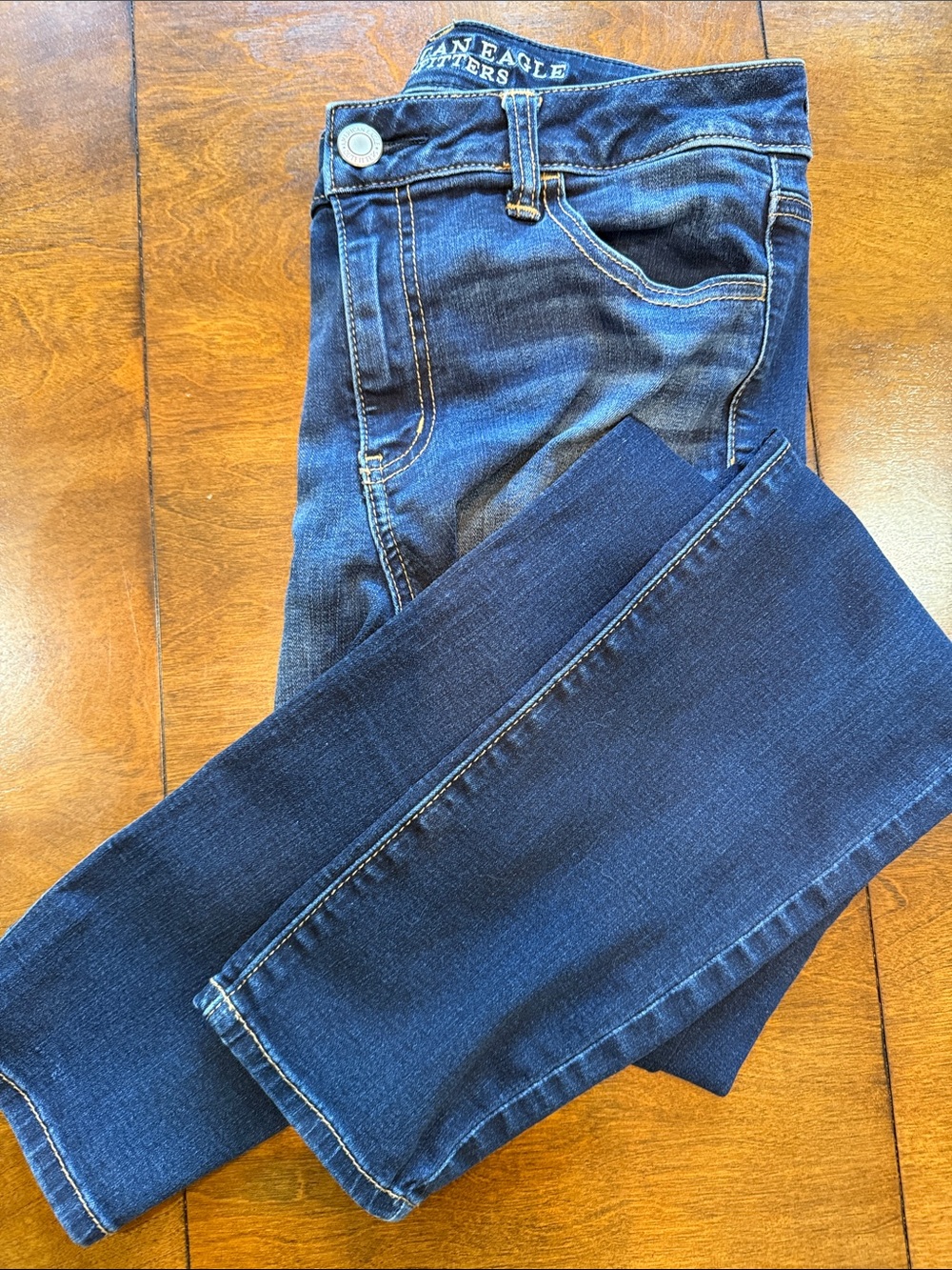 American Eagle Outfitters Women's Deep Indigo Skinny Jeans